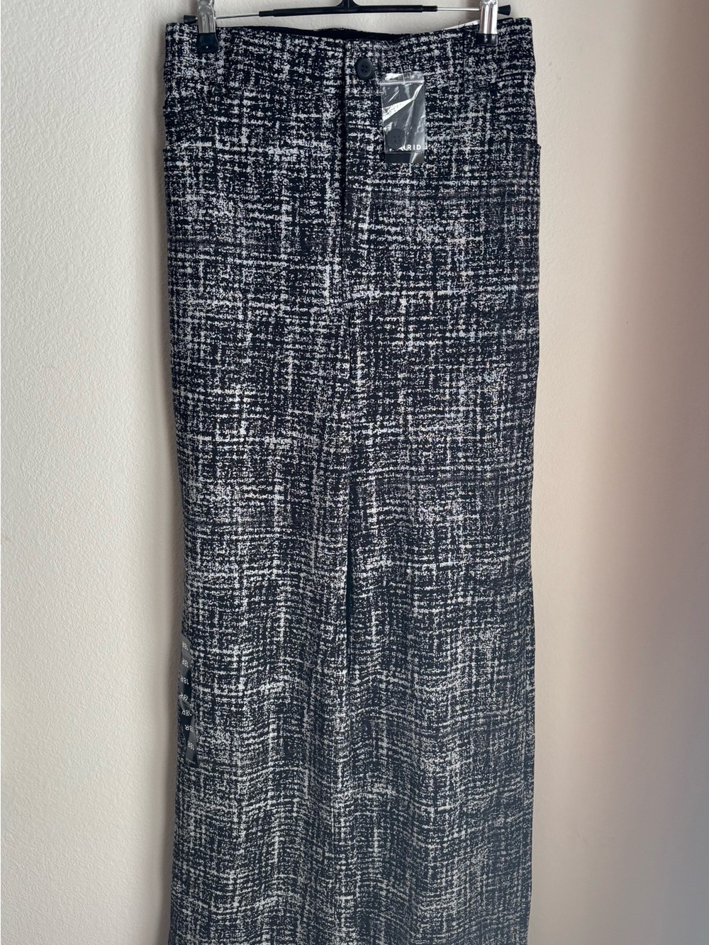 Torrid NWT Black & White Textured Wide-Leg Pants